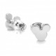 Pendientes de oro blanco Micky Mouse Disney