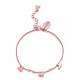 Pulsera brazalete de oro rosa Minnie Disney