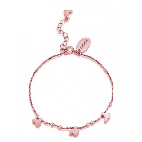 Pulsera brazalete de oro rosa Minnie Disney