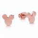 Pendientes oro rosa Mickey Mouse Disney