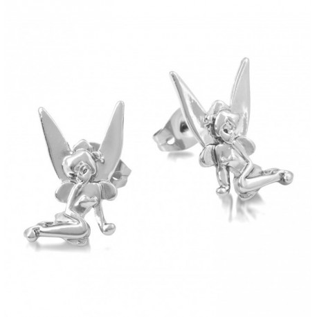 Pendientes oro blanco Campanilla Disney