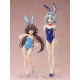 Figura The Ryuo'S Work Is Never Done! Pvc 1/4 Ai Hinatsuru: Bare Leg Bunny Ver. 37 Cm