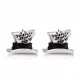 Earrings white gold, Mad Hatter Alice Disney