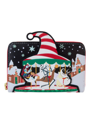 Cartera Loungefly Jack Skelington en Pueblo navideño