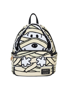 Mochila Loungefly Snoopy con disfraz de momia Glow in the Dark