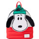 Mochila Loungefly Snoppy atuendo de invierno