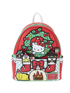 Mochila Loungefly Hello Kitty decoraciones de Navidad