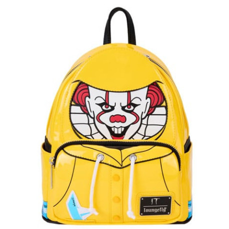 Mochila Loungefly Chaqueta amarilla y Pennywise Glow in the Dark