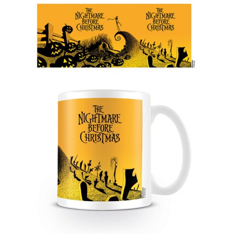 Cup Nightmare Before Christmas Graveyard