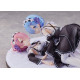 Figura Re:Zero Starting Life In Another World 1/7 Ram & Rem 9 Cm