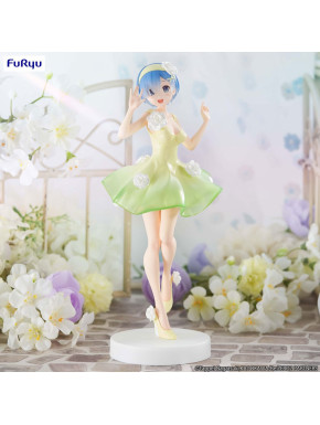 Figura Re: Zero Trio-Try-It Rem Flower Dress 21 Cm