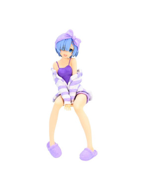 Figura Re:Zero Noodle Stopper Rem Room Wear Purple Color Ver. 14 Cm