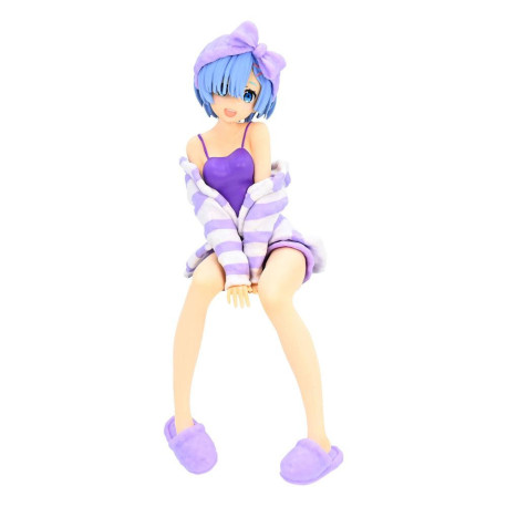 Figura Re:Zero Noodle Stopper Rem Room Wear Purple Color Ver. 14 Cm