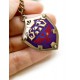 Pendant Zelda shield Hyliano enameled