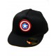 Boné infantil Capitão América escudo Marvel