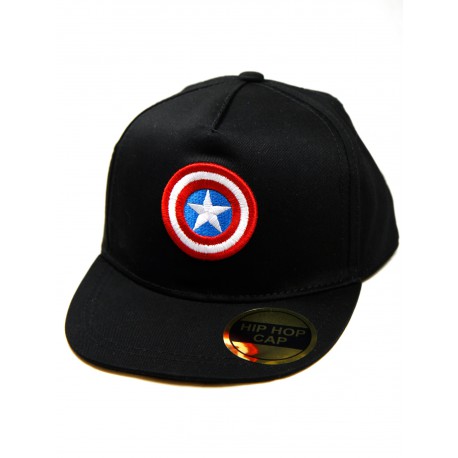 Boné infantil Capitão América escudo Marvel