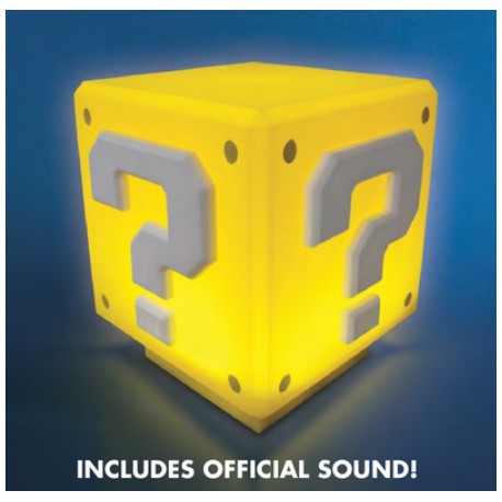 Lamp Super Mario Question mark with Sound