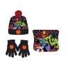 Set Invierno Infantil Avengers - Gorro, Braga Polar y Guantes | Licencia Oficial Marvel