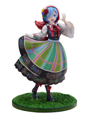 Figura Re:Zero Starting Life In Another World 1/7 Rem Country Dress Ver. 23 Cm