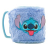 Taza con funda de pelito Stitch 440ml