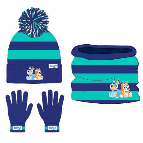 Set Gorro y Braga Bluey