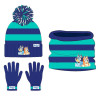 Bluey Ensemble d'hiver pour enfants - bonnet, polaire et gants (licence officielle)