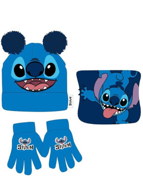 Set Gorro y Braga Stitch Disney