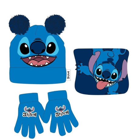 Set Gorro y Braga Stitch Disney