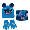 Set Invierno Infantil Stitch - Gorro, Braga Polar y Guantes | Licencia Oficial Disney