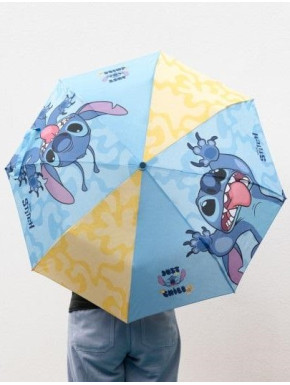 Paraguas Plegable Stitch - Compacto y Resistente | Licencia Oficial Disney