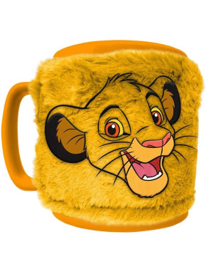 Taza con funda de peluche El Rey León 440 ml