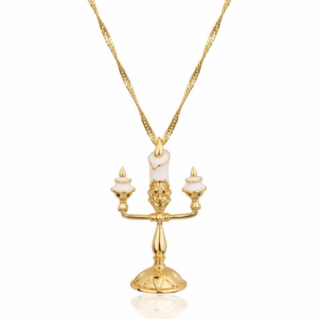 Pendant gold Lumiere Beauty and The Beast