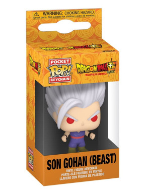 Dragon Ball Super: Super Hero Llaveros Pocket POP! Vinyl Gohan UI 4 cm Expositor (12)