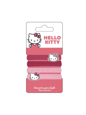 ACCESORIOS PELO COLETERO 4 PIEZAS HELLO KITTY