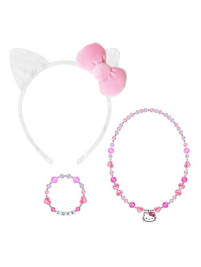 BISUTERIA PACK 3 PIEZAS HELLO KITTY