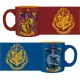 Set 2 mini tazas Gryffindor y Ravenclaw Harry Potter