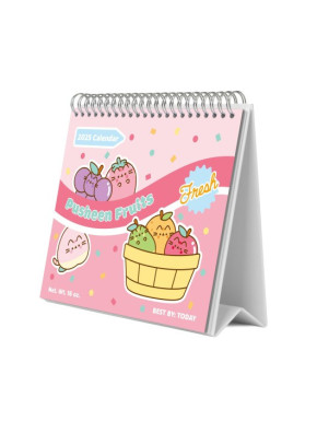 Calendrier de bureau 2025 Pusheen Fruits - Douceur et organisation