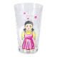 Vaso con cambio de color muñeca Young-hee (Juego del Calamar) 400 ml