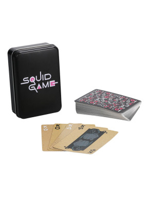 Jeu de cartes "The Squid" dans une boîte en métal