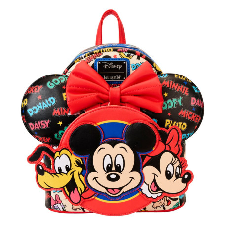 Bolso Mochila con Diadema Loungefly Mickey y Amigos