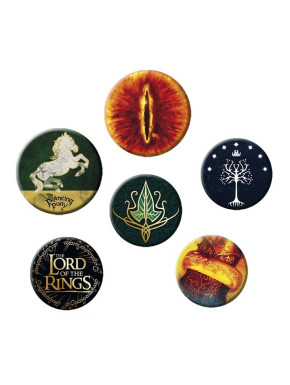 LORD OF THE RINGS - Badge Pack - Symbols X4