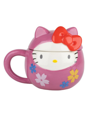 Sanrio Taza 3D Hello Kitty Kitty Daruma