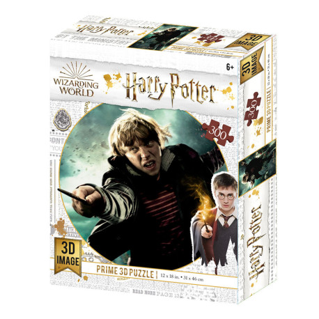 Puzzle lenticular Harry Potter Ron Weasley Batalla 300 piezas