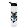 Botella sport con Escudo de Hogwarts y Casas