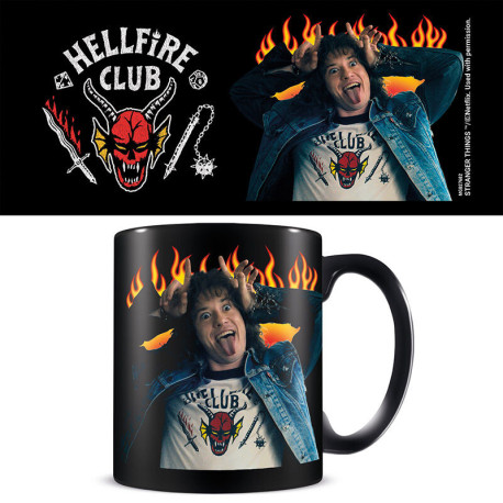 Taza Hellfire Club & Eddie 315ml Stranger Things