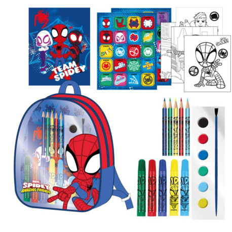 COLOREABLE MOCHILA SPIDEY