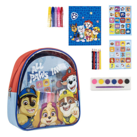 COLOREABLE MOCHILA PAW PATROL