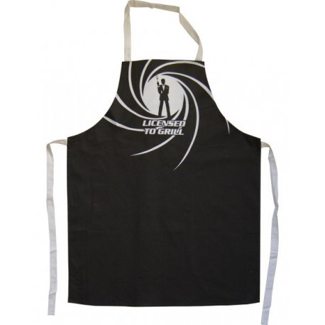 Apron Licence to Cook James Bond