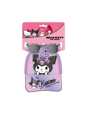 Set de gorra y gafas de sol Hello Kitty y Kuromi