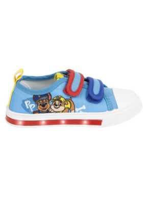 ZAPATILLA LONETA SUELA PVC CON LUCES PAW PATROL